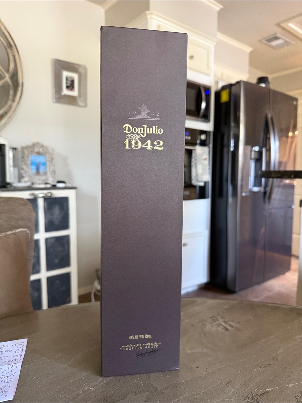 Don Julio 1942 Tequila Gift Box - Brown with Gold Logo